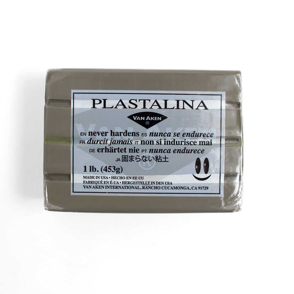 Clay, Art & School, Van Aken, Plastalina, Modeling, #1, 35269, Gray